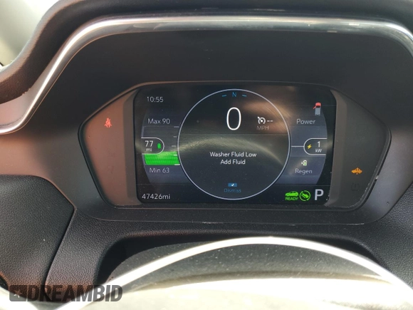 2023 Chevrolet Bolt EV 1LT with VIN 1G1FW6S09P4124885, listed as a Copart auction lot 57169545 with 47,426 mi miles and Salvage title. Bid and sale history available at DreamBid. Image 9.
