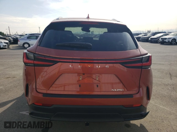2022 Lexus NX with VIN JTJADCAZ7N2002974, listed as a Copart auction lot 83028284 with 17,117 mi miles and Salvage Title. Bid and sale history available at carsss.com. Image 6.