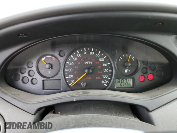 2002 Ford Focus LX with VIN 1FAFP33PX2W150929, listed as a Copart auction lot 71664474 with 61,505 mi miles and Salvage Title. Bid and sale history available at DreamBid. Image 9.