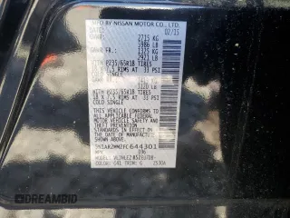 2015 Nissan Pathfinder SV with VIN 5N1AR2MM2FC644301, listed as a Copart auction lot 52387455 with 163,450 mi miles and Clean Title. Bid and sale history available at carsss.com. Image 13.