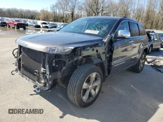 2015 Jeep Grand Cherokee Overland with VIN 1C4RJFCG4FC637643, listed as a Copart auction lot 47181524 with 67,050 mi miles and Salvage Title. Bid and sale history available at carsss.com. Image 1.