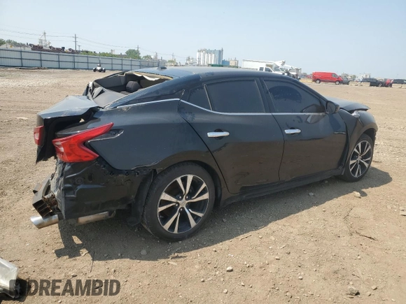 2017 Nissan Maxima SL with VIN 1N4AA6APXHC453929, listed as a Copart auction lot 60856745 with 181,712 mi miles and Clean title. Bid and sale history available at DreamBid. Image 3.