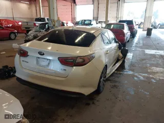 2014 Kia Optima Hybrid LX with VIN KNAGM4AD1E5062669, listed as a IAAI auction lot 41260952 with 0 mi miles. Bid and sale history available at carsss.com. Image 4.