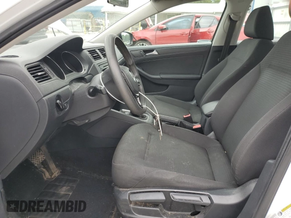 2015 Volkswagen Jetta S with VIN 3VW2K7AJ0FM400517, listed as a Copart auction lot 58368185 with 88,470 mi miles and Salvage title. Bid and sale history available at DreamBid. Image 7.