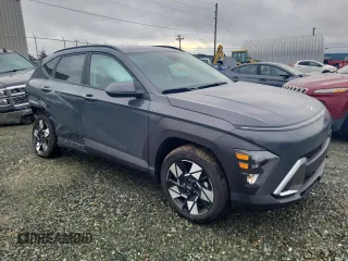2025 Hyundai Kona SEL with VIN KM8HBCAB2SU207365, listed as a Copart auction lot 83624094 with 554 mi miles and Salvage Title. Bid and sale history available at carsss.com. Image 4.