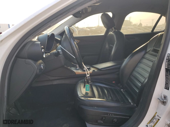 2017 Alfa Romeo Giulia Ti with VIN ZARFAECN0H7544096, listed as a Copart auction lot 87933075 with 67,101 mi miles and Salvage Title. Bid and sale history available at carsss.com. Image 7.