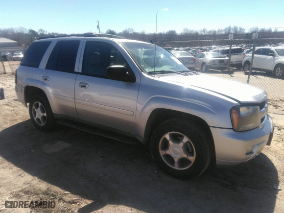 2008 Chevrolet TrailBlazer LT w/1LT with VIN 1GNDS13SX82129711, listed as a IAAI auction lot 41748899 with 200,243 mi miles. Bid and sale history available at carsss.com. Image 1.