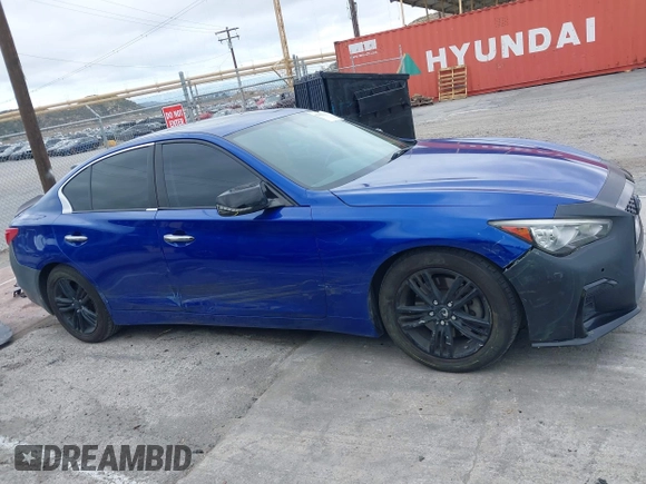 2014 Infiniti Q50 with VIN JN1BV7AP6EM689012, listed as a IAAI auction lot 42063216 with 114,785 mi miles and . Bid and sale history available at DreamBid. Image 13.