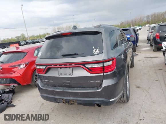 2014 Dodge Durango Limited z VIN 1C4RDJDG8EC597056, wystawiony jako IAAI lot #42116514 z przebiegiem 161 269 mil mil oraz . Historia ofert i sprzedaży dostępna na DreamBid. Obrazek 16.