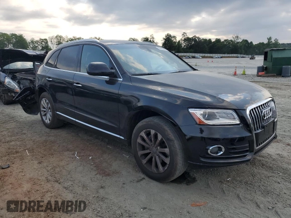 2015 Audi Q5 Premium Plus with VIN WA1LFAFP4FA082124, listed as a Copart auction lot 56188245 with 140,464 mi miles and Salvage title. Bid and sale history available at DreamBid. Image 4.