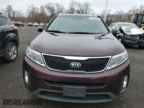 2014 Kia Sorento LX with VIN 5XYKTCA64EG544099, listed as a Copart auction lot 51758305 with 172,340 mi miles and Clean Title. Bid and sale history available at carsss.com. Image 5.