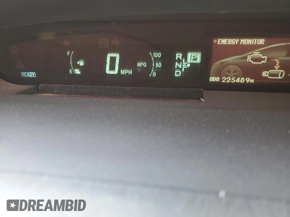 2014 Toyota Prius Four with VIN JTDKN3DU9E0375725, listed as a Copart auction lot 58953545 with 225,489 mi miles and Salvage title. Bid and sale history available at DreamBid. Image 9.