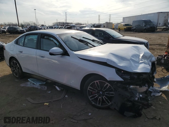 2024 BMW 5 Series 540i xDrive with VIN WBA63FJ08RCS27531, listed as a Copart auction lot 48544775 with 9,168 mi miles and Salvage Title. Bid and sale history available at carsss.com. Image 4.