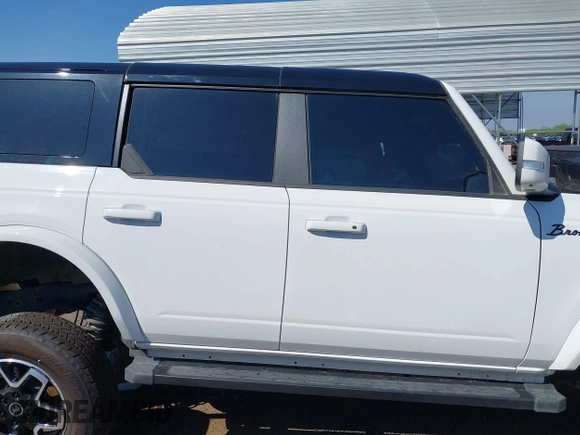 2024 Ford Bronco Outer Banks с VIN 1FMDE8BH3RLB55220, выставлен на аукционе IAAI как лот 42290827 с пробегом 9 415 миль миль и . История ставок и продаж доступна на DreamBid. Изображение 13.