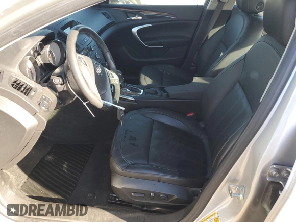2011 Buick Regal CXL RL1 with VIN 2G4GN5EC4B9186291, listed as a Copart auction lot 74019104 with 27,646 mi miles and Salvage Title. Bid and sale history available at DreamBid. Image 7.