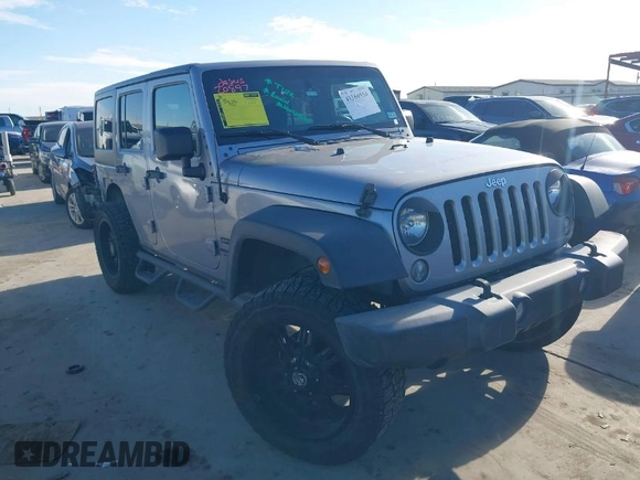 2017 Jeep Wrangler Unlimited Sport with VIN 1C4BJWDG1HL709191, listed as a IAAI auction lot 41360554 with 64,527 mi miles. Bid and sale history available at carsss.com. Image 1.