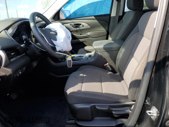 2021 Chevrolet Traverse LS with VIN 1GNERFKW6MJ134101, listed as a Copart auction lot 53267415 with 45,737 mi miles and Salvage Title. Bid and sale history available at carsss.com. Image 7.