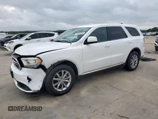 2018 Dodge Durango SXT z VIN 1C4RDHAG4JC451695, wystawiony jako Copart lot #54444265 z przebiegiem 74 353 mil mil oraz Szkoda całkowita • Salvage title. Historia ofert i sprzedaży dostępna na DreamBid. Obrazek 1.