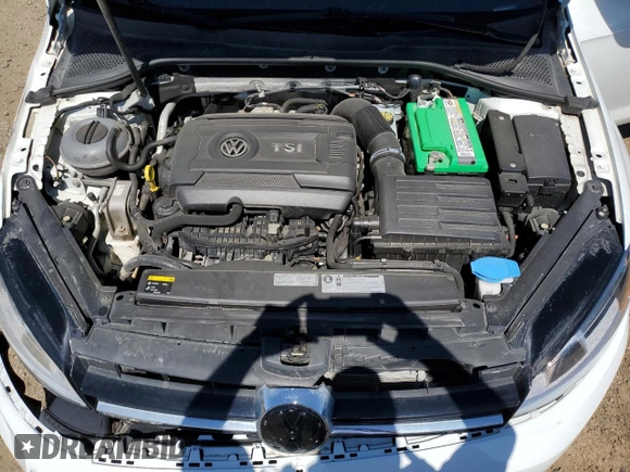 2015 Volkswagen Golf TSI S z VIN 3VW117AU8FM004103, wystawiony jako Copart lot #87642695 z przebiegiem 128 704 mil mil oraz Szkoda całkowita • Salvage title. Historia ofert i sprzedaży dostępna na DreamBid. Obrazek 11.