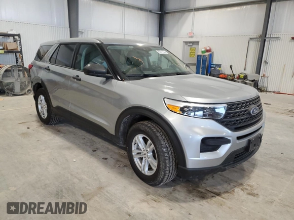 2023 Ford Explorer with VIN 1FMSK8BH5PGA42374, listed as a Copart auction lot 82211334 with 67,243 mi miles and Salvage title. Bid and sale history available at DreamBid. Image 4.