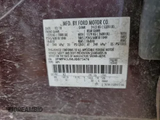 2018 Ford Edge SEL with VIN 2FMPK3J98JBB73476, listed as a Copart auction lot 50545465 with 114,815 mi miles and Salvage Title. Bid and sale history available at carsss.com. Image 14.