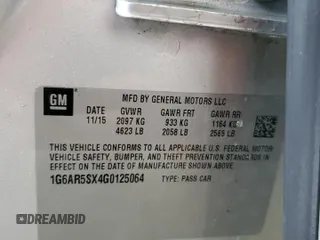 2016 Cadillac CTS Luxury Collection RWD z VIN 1G6AR5SX4G0125064, wystawiony jako Copart lot #52436535 z przebiegiem 165 484 mil mil oraz Szkoda całkowita • Salvage title. Historia ofert i sprzedaży dostępna na DreamBid. Obrazek 14.