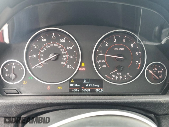 2017 BMW 3 Series 330i with VIN WBA8B9C33HK676611, listed as a Copart auction lot 78897394 with 58,588 mi miles and Salvage Title. Bid and sale history available at carsss.com. Image 9.