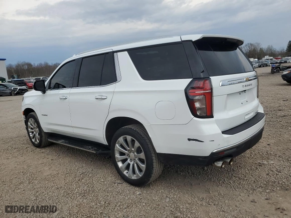2023 Chevrolet Tahoe Premier with VIN 1GNSKSKD0PR217513, listed as a Copart auction lot 54702845 with 55,424 mi miles and Salvage Title. Bid and sale history available at carsss.com. Image 2.