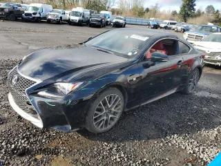 2015 Lexus RC 350 F Sport z VIN JTHSE5BC9F5003357, wystawiony jako Copart lot #48556355 z przebiegiem 62 697 mil mil oraz Szkoda całkowita • Salvage title. Historia ofert i sprzedaży dostępna na DreamBid. Obrazek 1.