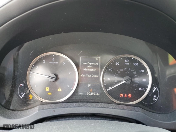 2019 Lexus IS with VIN JTHBA1D2XK5092097, listed as a Copart auction lot 42855155 with 50,292 mi miles and Non Repairable. Bid and sale history available at carsss.com. Image 9.