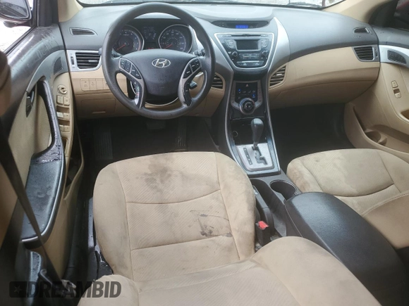 2013 Hyundai Elantra GLS with VIN KMHDH4AE2DU747914, listed as a Copart auction lot 59400225 with 131,302 mi miles and Clean title. Bid and sale history available at DreamBid. Image 8.