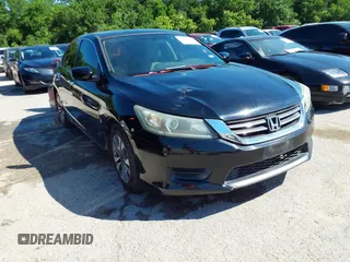 2015 Honda Accord LX with VIN 1HGCR2F35FA259412, listed as a IAAI auction lot 42232186 with 128,670 mi miles and . Bid and sale history available at DreamBid. Image 1.