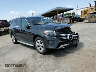 2017 Mercedes-Benz GLS 450 with VIN 4JGDF6EE7HA985714, listed as a Copart auction lot 53580884 with 87,158 mi miles and Salvage Title. Bid and sale history available at DreamBid. Image 12.