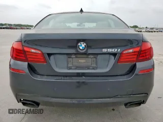2012 BMW 5 Series 550i with VIN WBAFR9C53CDV59449, listed as a Copart auction lot 53901455 with 130,518 mi miles and Clean Title. Bid and sale history available at carsss.com. Image 6.