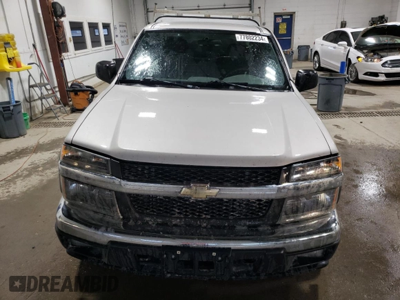 2007 Chevrolet Colorado LT w/1LT with VIN 1GCDT19E678111368, listed as a Copart auction lot 77802234 with 112,384 mi miles and Salvage Title. Bid and sale history available at carsss.com. Image 5.
