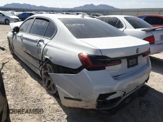2020 BMW 7 Series 740i z VIN WBA7T2C09LCD15735, wystawiony jako Copart lot #54098325 z przebiegiem Nie podano mil oraz Szkoda całkowita • Salvage title. Historia ofert i sprzedaży dostępna na DreamBid. Obrazek 2.