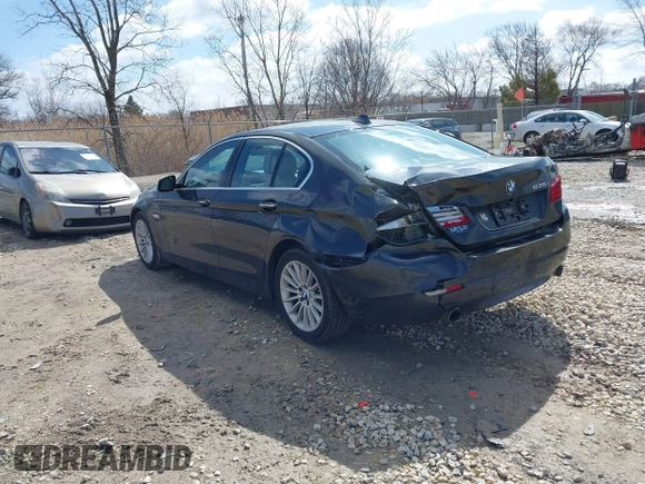 2013 BMW 5 Series 535i with VIN WBAFR7C5XDC823746, listed as a IAAI auction lot 41864658 with 185,180 mi miles and . Bid and sale history available at DreamBid. Image 3.