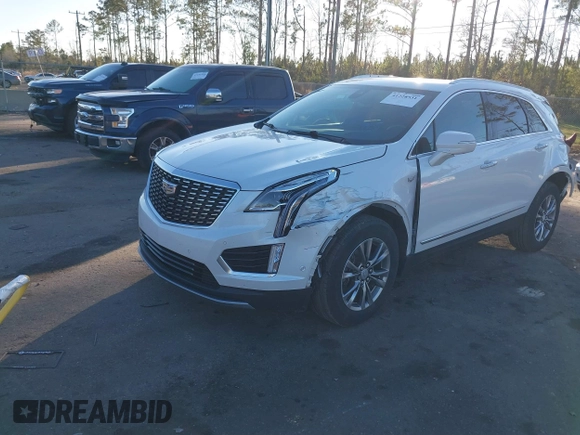2021 Cadillac XT5 AWD Premium Luxury with VIN 1GYKNDRS3MZ115273, listed as a IAAI auction lot 41228531 with 46,556 mi miles. Bid and sale history available at carsss.com. Image 17.