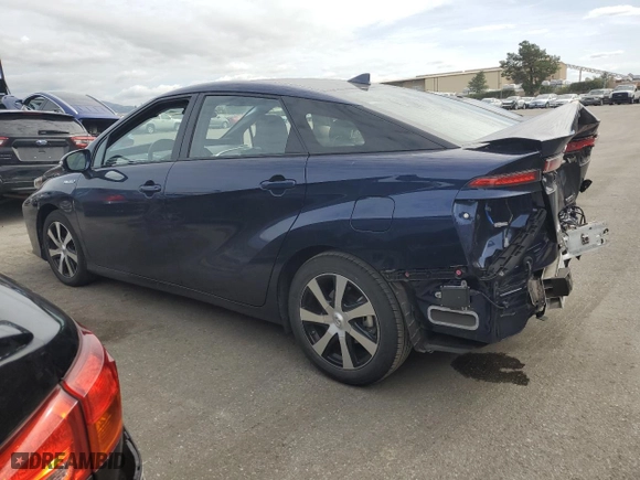 2019 Toyota Mirai with VIN JTDBVRBD6KA006509, listed as a Copart auction lot 45912985 with 29,114 mi miles and Salvage Title. Bid and sale history available at carsss.com. Image 2.