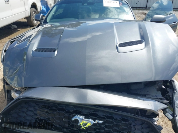 2023 Ford Mustang EcoBoost with VIN 1FA6P8TH6P5105487, listed as a IAAI auction lot 41877024 with 24,066 mi miles. Bid and sale history available at carsss.com. Image 10.
