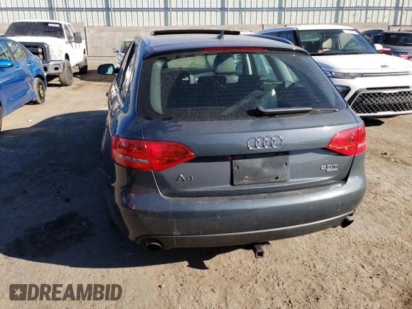 2010 Audi A4 2.0T Premium Plus with VIN WAUWFAFLXAA128352, listed as a Copart auction lot 42110235 with 103,598 mi miles and Salvage Title. Bid and sale history available at carsss.com. Image 6.