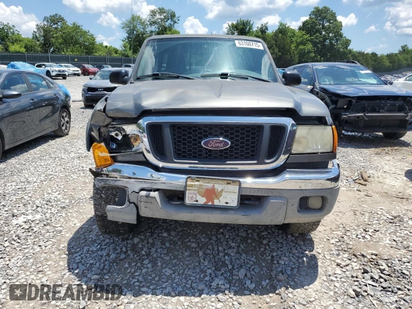 2004 Ford Ranger XL Fleet with VIN 1FTZR45E34PA62725, listed as a Copart auction lot 63100715 with 237,861 mi miles and Salvage title. Bid and sale history available at DreamBid. Image 5.