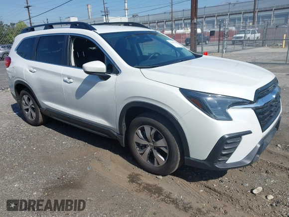 2024 Subaru Ascent Premium с VIN 4S4WMAED3R3420312, выставлен на аукционе IAAI как лот 42108263 с пробегом 8 504 миль миль и . История ставок и продаж доступна на DreamBid. Изображение 1.