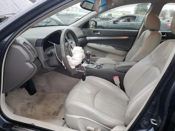 2012 Infiniti G25 Sedan x with VIN JN1DV6AR6CM861301, listed as a Copart auction lot 84049974 with 77,539 mi miles and Salvage Title. Bid and sale history available at carsss.com. Image 7.