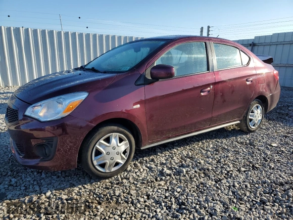 2020 Mitsubishi Mirage G4 ES with VIN ML32F3FJ1LHF06926, listed as a Copart auction lot 50334555 with 90,335 mi miles and Salvage Title. Bid and sale history available at carsss.com. Image 1.