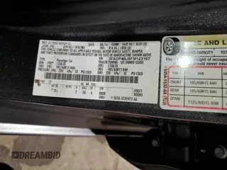 2015 Ford Fiesta SE with VIN 3FADP4BJ5FM123167, listed as a Copart auction lot 52576405 with 104,243 mi miles and Salvage Title. Bid and sale history available at DreamBid. Image 12.