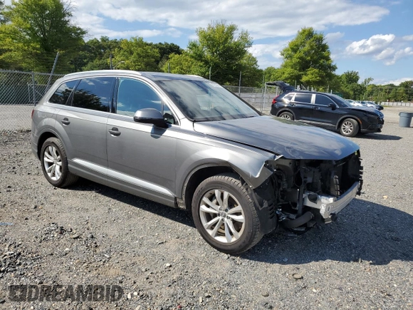 2017 Audi Q7 Premium with VIN WA1AHAF71HD043154, listed as a Copart auction lot 67232344 with 86,710 mi miles and Salvage title. Bid and sale history available at DreamBid. Image 4.