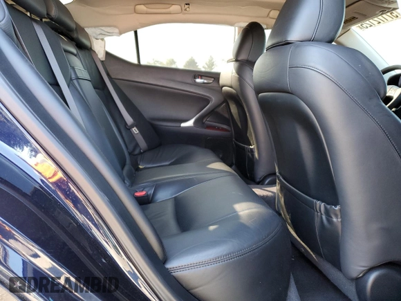 2008 Lexus IS 350 with VIN JTHBE262X85017724, listed as a Copart auction lot 57172125 with 144,018 mi miles and Salvage title. Bid and sale history available at DreamBid. Image 10.