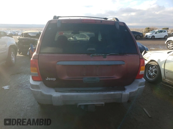 1999 Jeep Grand Cherokee Laredo with VIN 1J4GW58SXXC706962, listed as a Copart auction lot 88325515 with Not provided miles and Clean title. Bid and sale history available at DreamBid. Image 6.