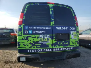 2011 Chevrolet Express Cargo with VIN 1GCSGAFX7B1175082, listed as a Copart auction lot 76302444 with Not provided miles and Salvage title. Bid and sale history available at DreamBid. Image 6.